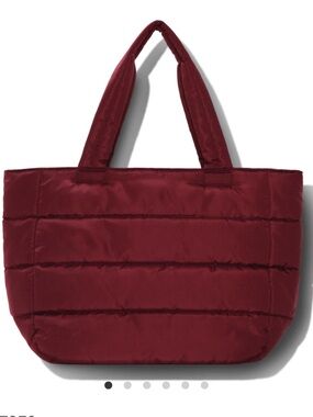 Splits59 Quilted Nylon Tote Bag in Burgundy
